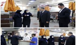 بازدید فرماندار ویژه ری از بیمارستان شهدای هفتم تیر