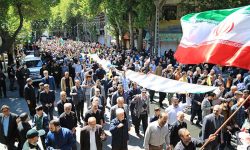 راهپیمایی باشکوه روز جهانی قدس در شهر شهریار برگزار شد