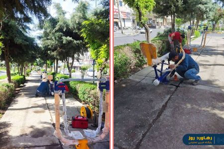 نصب هفت دستگاه ورزشی نو در ملارد از سوی شهرداری