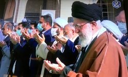 اقامه نماز عید فطر به امامت مقام معظم رهبری