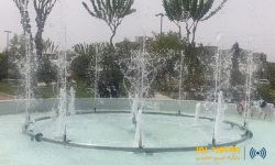 پایان عملیات اجرای آبنمای ریتمیک در پارک شقایق شهر اندیشه