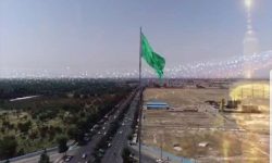 متبرک شدن شهرملارد به پرچم سبز آستان قدس رضوی
