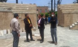 بازدید میدانی مهندس شهلی شهردار قدس از پروژه‌های عمرانی سطح شهر