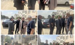 بازدید فرماندار، اعضای شورای اسلامی و شهردار قدس از از خیابان طالقانی(کاووسیه)