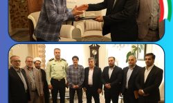 دیدار مسئولین شهر اندیشه با خانواده شهیدان سید حمید مکی نژاد و علی محمد کرمی