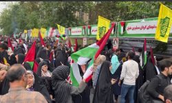 برگزاری راهپیمایی مردم تهران در حمایت از مردم مظلوم فلسطین