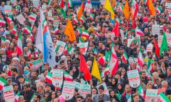 حضور پرشور مردم و مسئولان در راهپیمایی چهل و پنجمین سالگرد پیروزی انقلاب