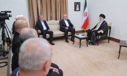 دیدار رئیس دفتر سیاسی حماس و دبیرکل جنبش جهاد اسلامی فلسطین با رهبر انقلاب