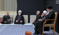برگزاری مراسم عزاداری شب عاشورای حسینی با حضور رهبر انقلاب در حسینیه امام خمینی(ره)
