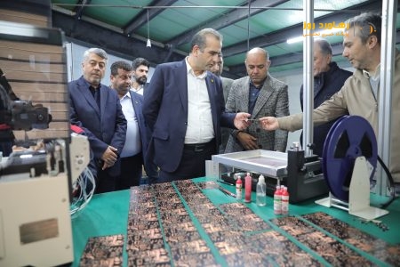 بازدید میدانی مدیرعامل سازمان منطقه آزاد انزلی از واحدهای تولیدی