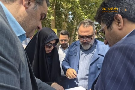 پیگیری تعیین مرز گلزار بالا و پایین با حضور مدیرکل تقسیمات کشوری
